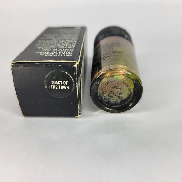 MAC Nail Lacquer "Toast of the Town" Glitter Holographic Rainbow Shimmer - Picture 9 of 9